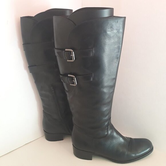 Sesto Meucci Tall Black Boot Sz 8M - Picture 2 of 11